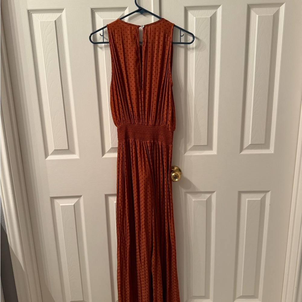 Anthropologie dRA Terracotta Jumpsuit - Picture 6 of 7